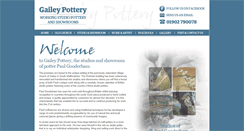 Desktop Screenshot of gaileypottery.co.uk